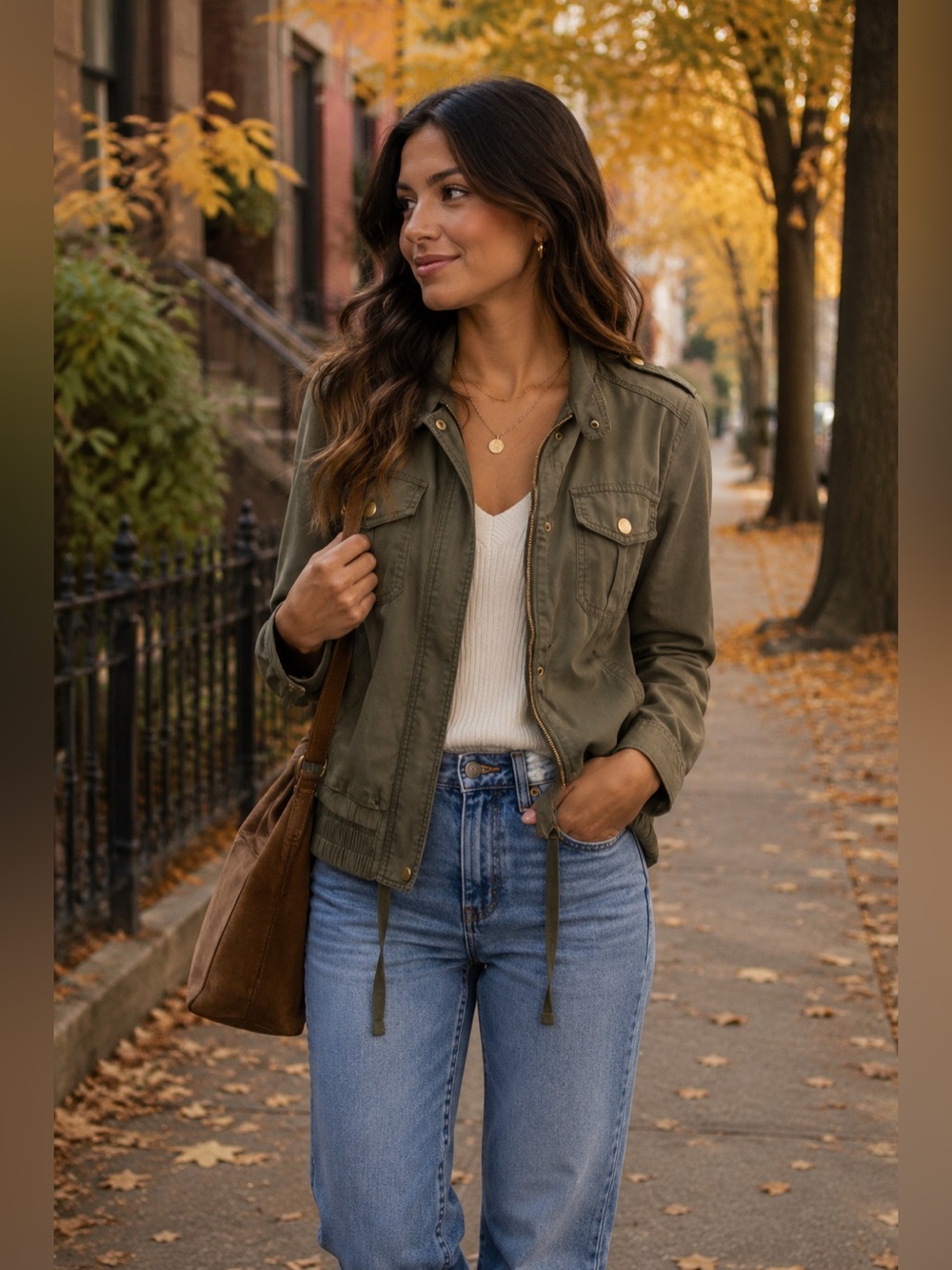 Dear John Khaki Utility Jacket